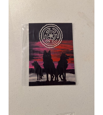 "Hecate's Hounds" - Print by Penny Cabot 5in by 7in