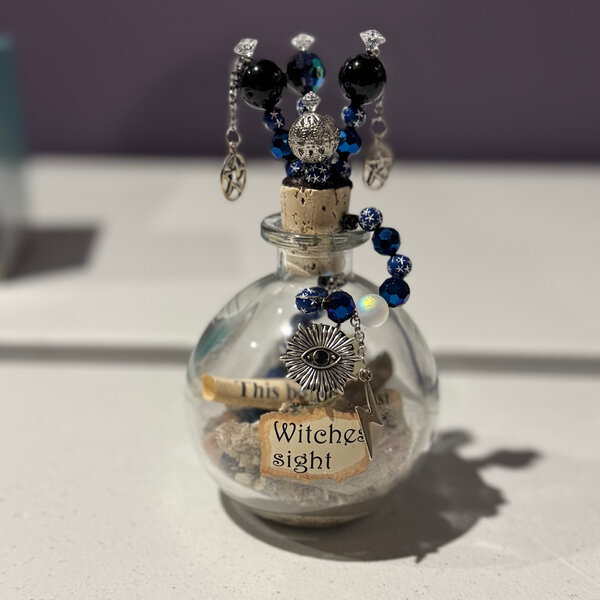 Witch's Sight Spell Bottle by Penny Cabot