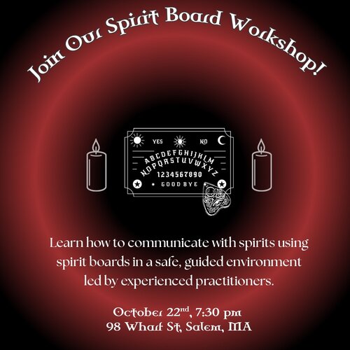 Spirit Board Workshop Hosted By Norma Kirby