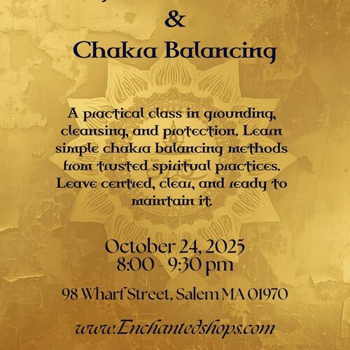 Psychic Protection & Chakra Balancing Workshop With Di (In Person)