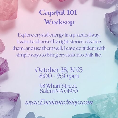 Crystals 101 In Person Workshop