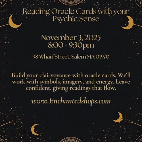 Reading Oracle Cards with your Psychic Sense Workshop