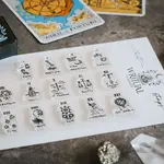 Tarot Stamps w/ Black Inc