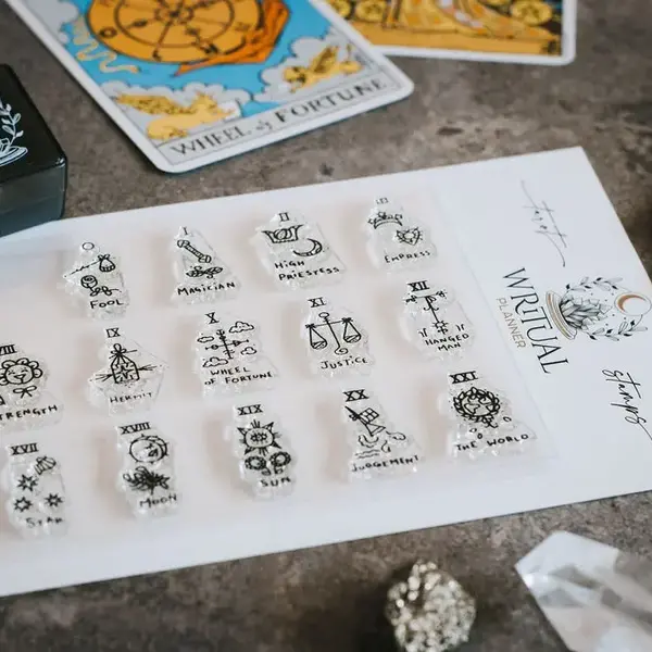 Tarot Stamps w/ Black Inc