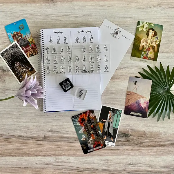 Tarot Stamps w/ Black Inc