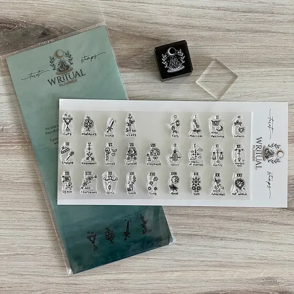 Tarot Stamps w/ Black Inc