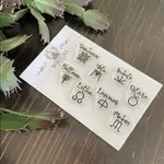 Sabbat Stamps w/ Black Inc