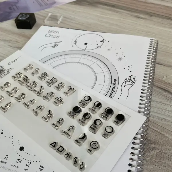 Astrology Stamps  w/ Black Inc