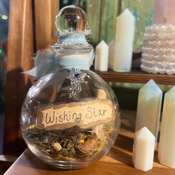 Wishing Star Spell Bottle by Peregrine Lace