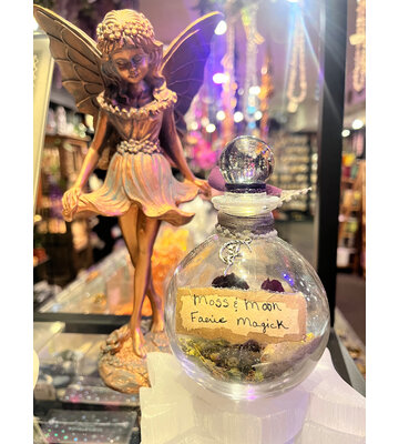 Moss & Moon a Faerie Magick Spell Bottle by Peregrine Lace