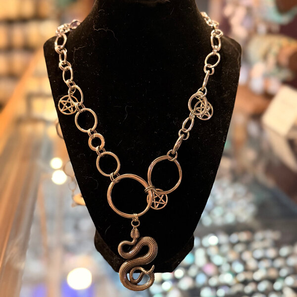 Rattlesnake Necklace by Penny Cabot