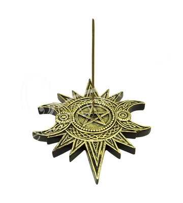 INCENSE HOLDER - CELESTIAL GOLD ANTIQUE