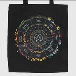 Wheel of the Year Polycotton Tote Bag
