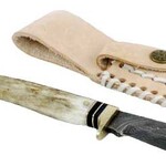 Stag Damascus Athame