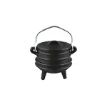 Ribbed Cast Iron Cauldron 4.5"