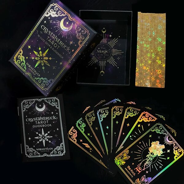 CrystalStruck Tarot Mini Deck - Gold