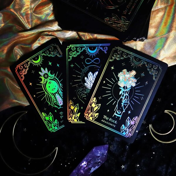 CrystalStruck Tarot Mini Deck - Gold