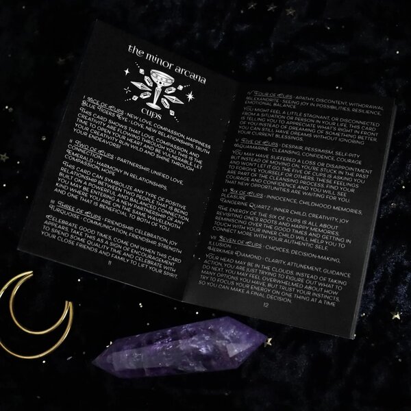 CrystalStruck Tarot Mini Deck - Gold