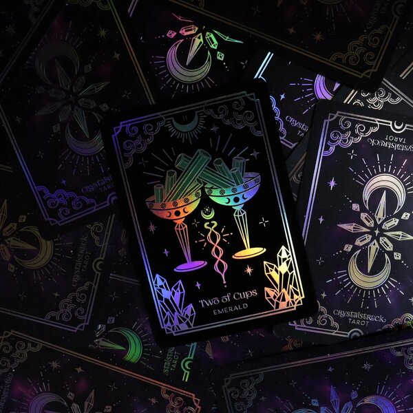 CrystalStruck Tarot Mini Deck - Silver