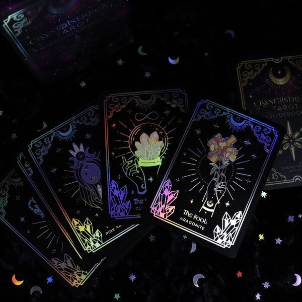 CrystalStruck Tarot Mini Deck - Silver