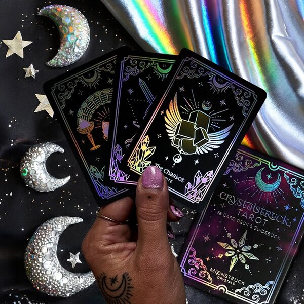 CrystalStruck Tarot Mini Deck - Silver