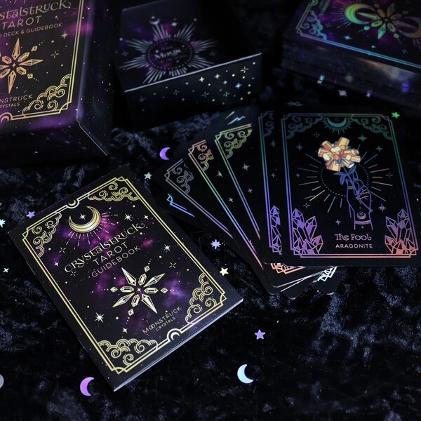 CrystalStruck Tarot Mini Deck - Silver
