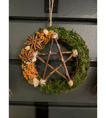 Mini 4" Pentacle Wreath