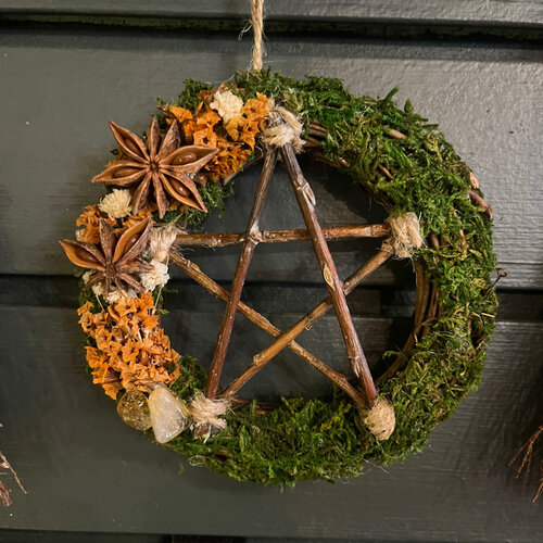 Mini 4" Pentacle Wreath