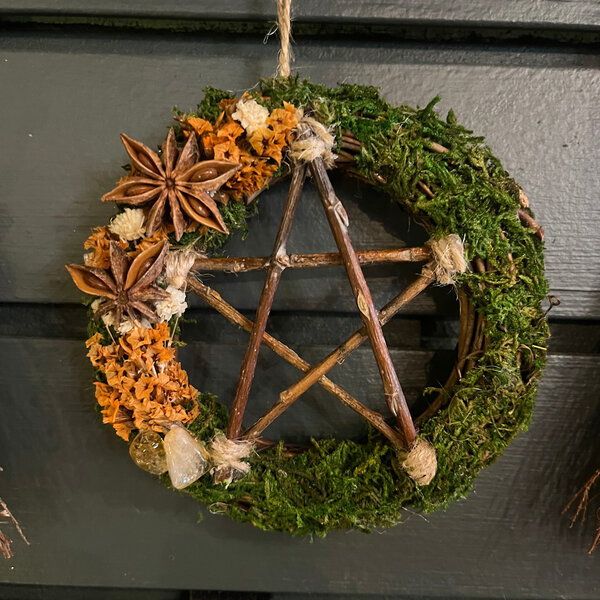 Mini 4" Pentacle Wreath