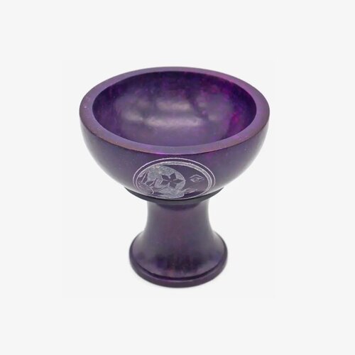 Soapstone Smudge Bowl w/ Stand - Celestial