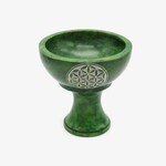 Soapstone Smudge Bowl w/ Stand - Flower of Life