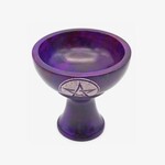 Soapstone Smudge Bowl w/ Stand - Pentacle