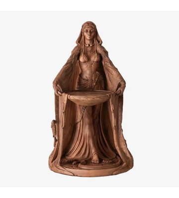 Danu Large Statue Wood Finish