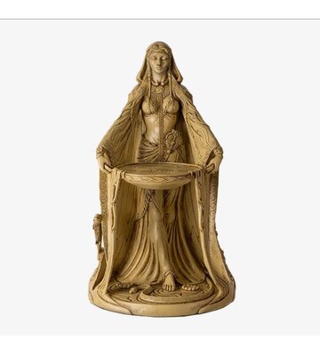 Danu Large Statue Bone Finish