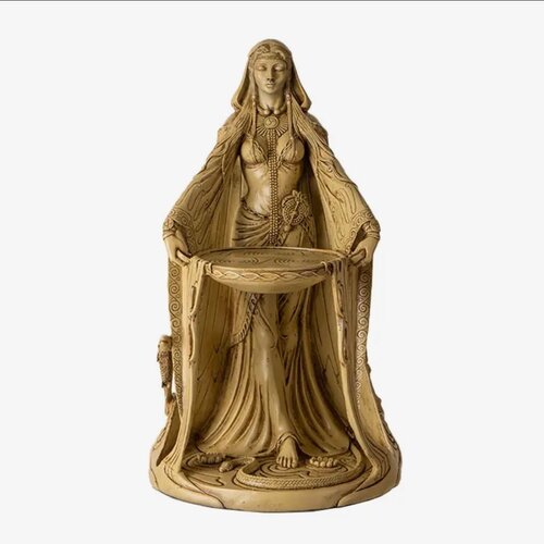 Danu Large Statue Bone Finish