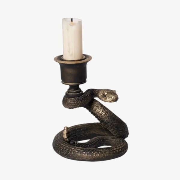 Death Rattle Candlestick Holder