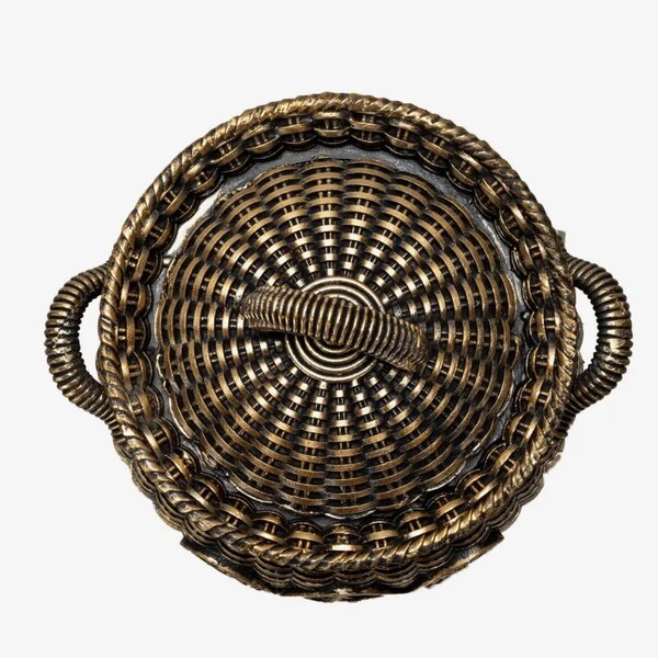 Wicker Triple Moon Cauldron