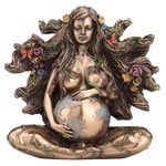 SITTING PREGNANT MOTHER GAIA WITH BUTTERFLIES