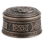 Hecate Goddess of Chthonic Round Trinket Box