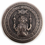 Hecate Goddess of Chthonic Round Trinket Box