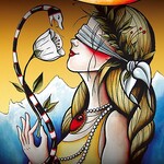 Eight Coins' Tattoo Tarot Borderless Miniature Edition