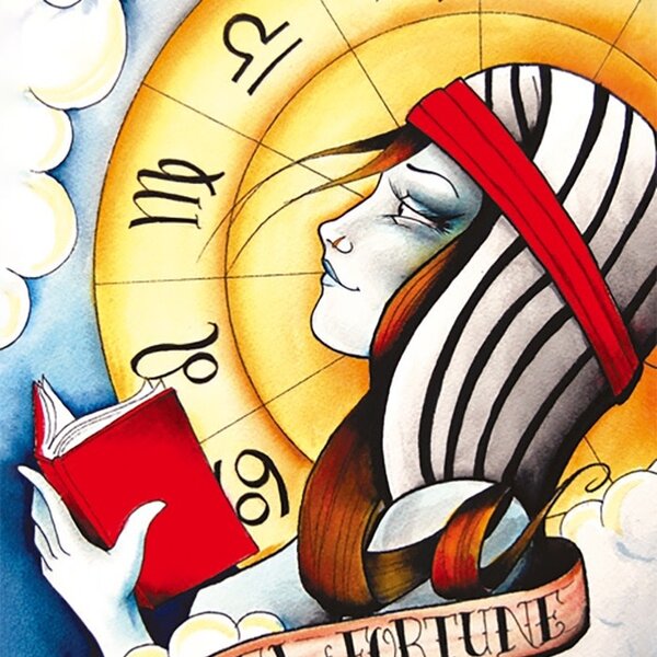 Eight Coins' Tattoo Tarot Borderless Miniature Edition