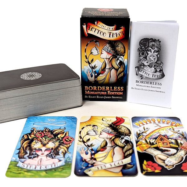 Eight Coins' Tattoo Tarot Borderless Miniature Edition