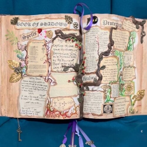 (SOLDOUT)Wall Hanging Book of Shadows by Laurie and Penny Cabot