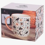 Frightful Folk Print Halloween Mug