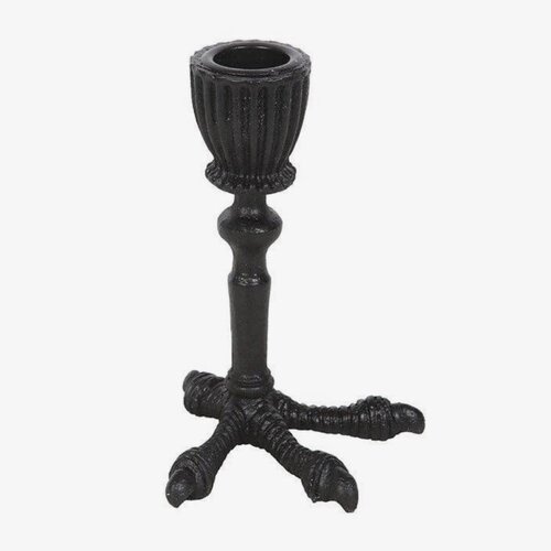 Raven Claw Gothic Taper Candle Holder