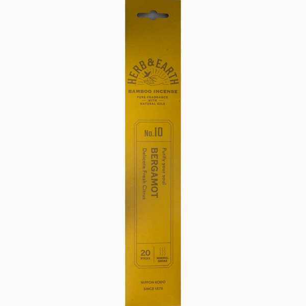 Herb & Earth Incense 20 Sticks - Bergamot