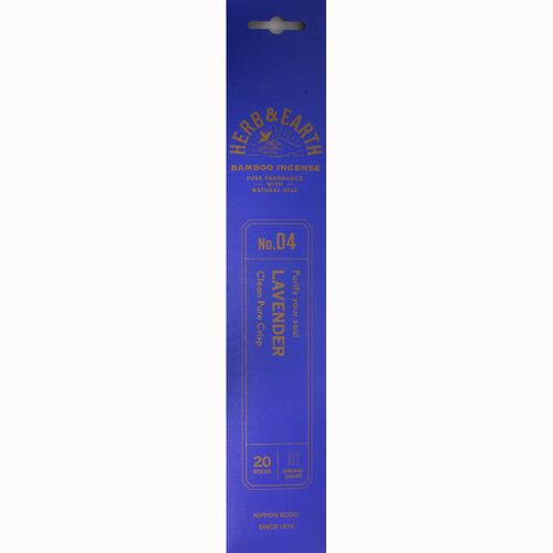 Herb & Earth Incense 20 Sticks - Lavender