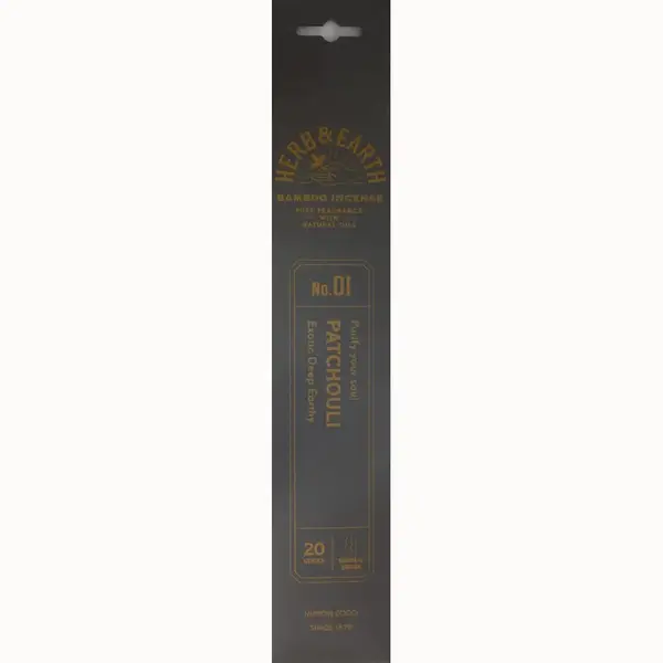 Herb & Earth Incense 20 Sticks - Patchouli
