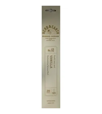 Herb & Earth Incense 20 Sticks - Vanilla